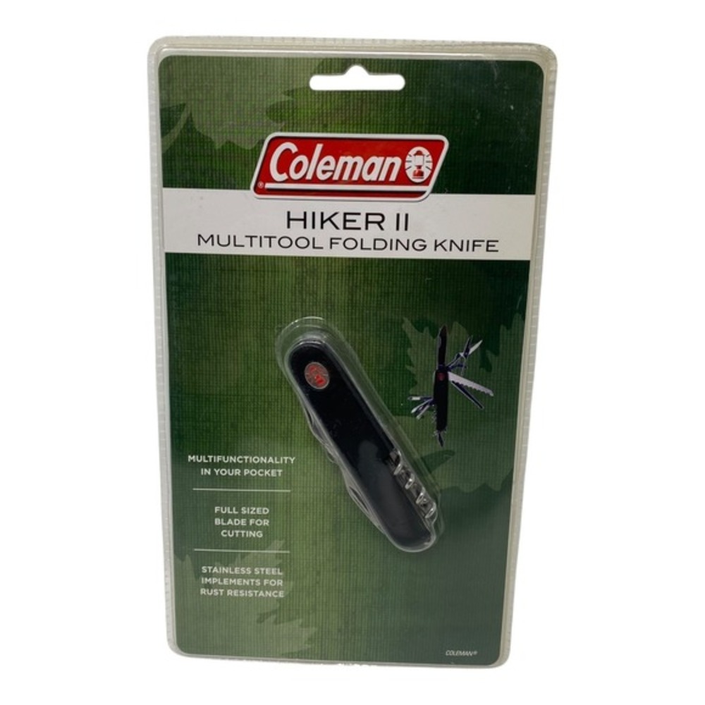 Coleman Hiker II‎ Multitool Folding Knife Stainless Steel Rust Resistance NEW